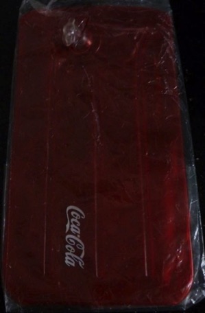 9069-8 € 1,00 coca cola  opblaasbaar zakje voor flesje